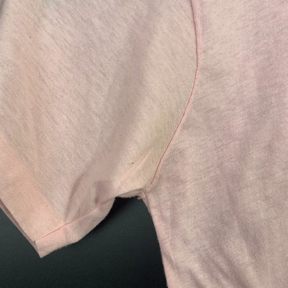 VTG Red Stripe Men's 80s Pink Beer 50-50 Spell Out Jamaica T-Shirt Sz L - Picture 10 of 10